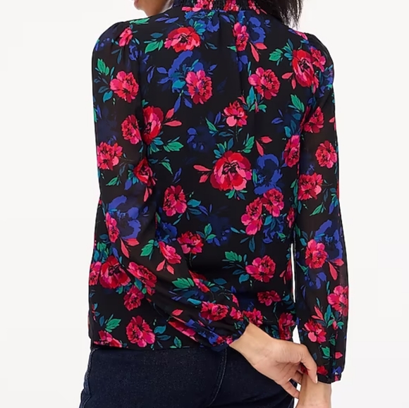 NWT J. CREW | Floral Blouse - Picture 3 of 3